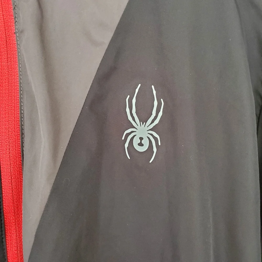 Spyder Men's Sz L Hooded Lightweight Jacket - Picture 6 of 7